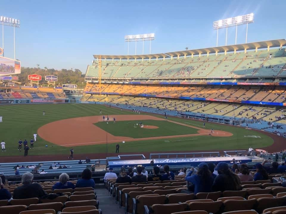 DODGERS! 18 Month break. GreAt to be back in Chavez Ravine with my buddy David Baer