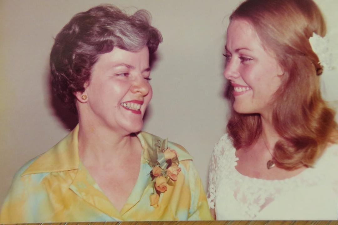 The conspirators. My mother-in-law, Margaret, and Mary