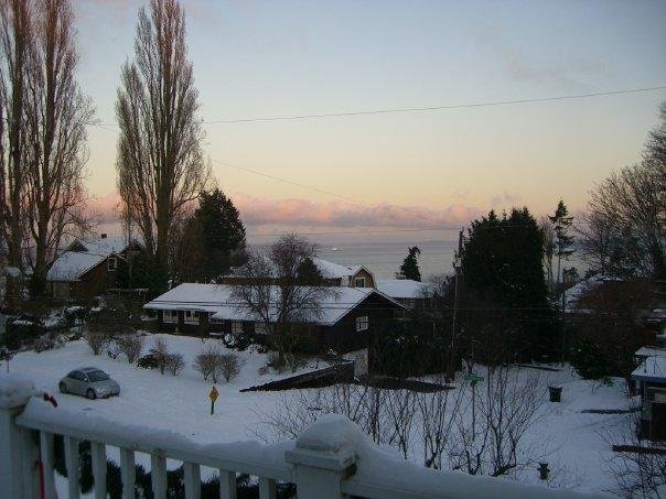 Robert Rufh's album, snowy sunrise