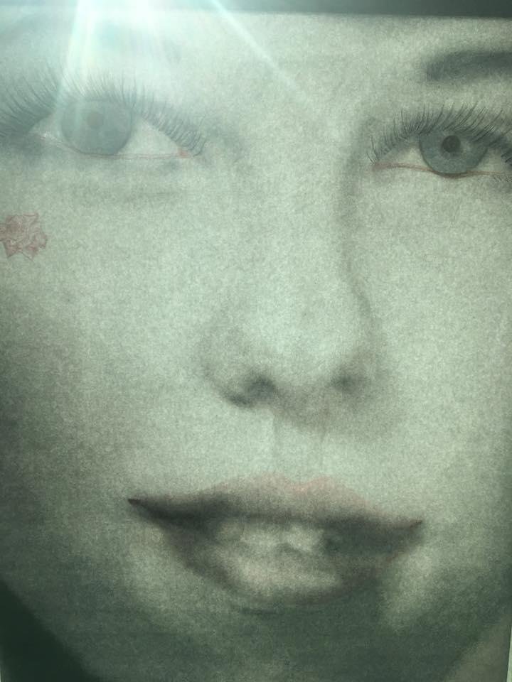 Lisa’s has been working on this portrait, any ideas of who this is??