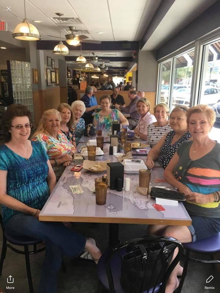 Today I had the Best time with my 1971 Ribault Ladies Lunch Group ! We are meeting once a month at area Jax. restaurants. Would love for 
more Ladies to join us. Next month August 15 we are meeting at Joseph ‘s Italian Rest