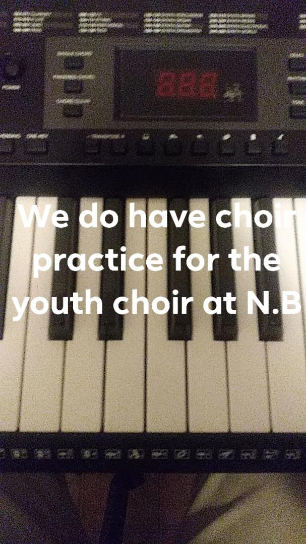 We are having a black history program at our church can you please come and support the little kids and we fo have choir practice tommrow.😉😉😉