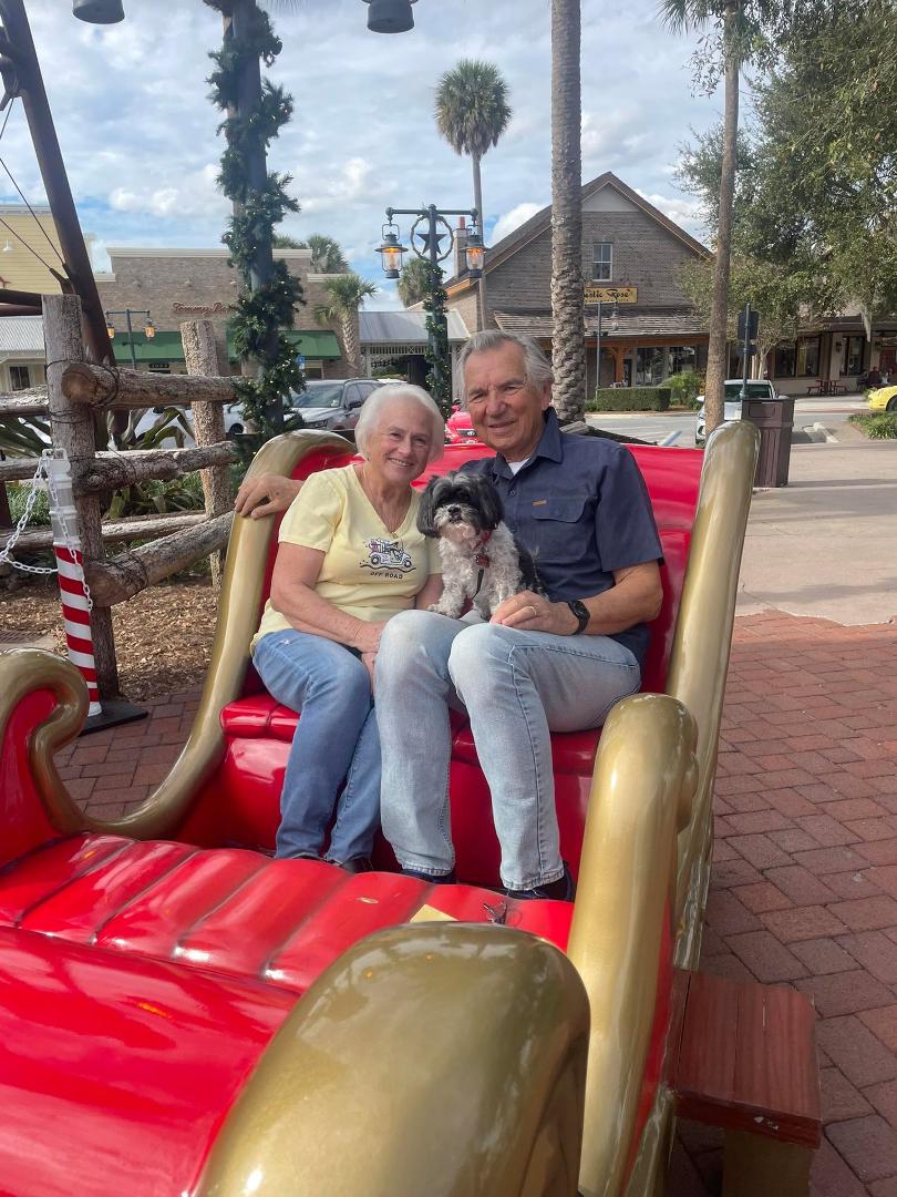 Santa left his sleigh in The Villages