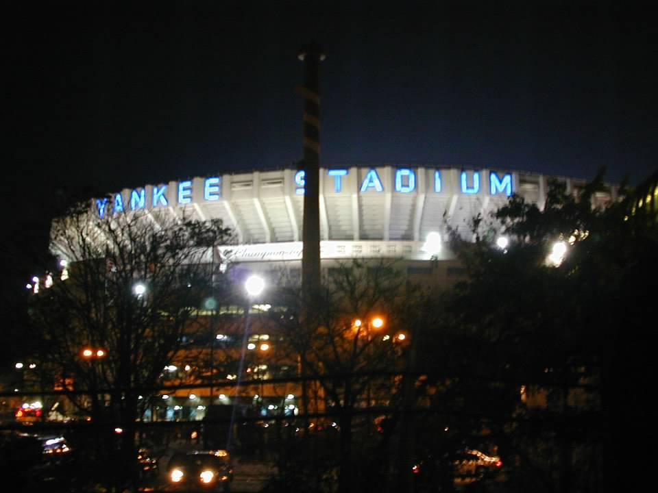 2001 old Yankee Stadium. Now just a memory.