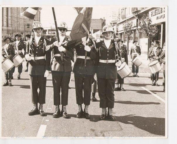 John as an Jr. R.O.T.C cadet