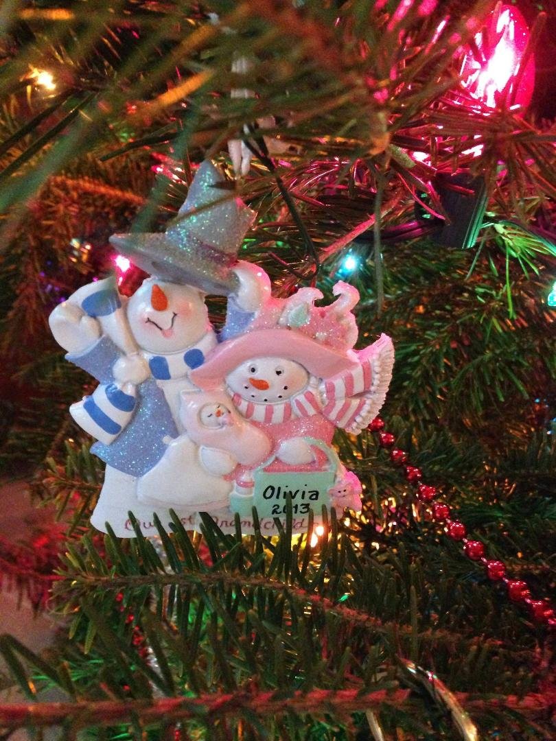 First year as grandparents ornament.