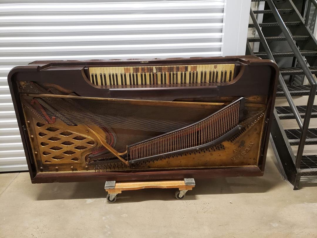 Weber rosewood square grand piano $475