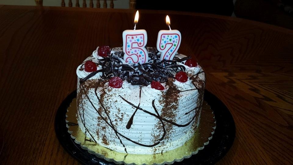 Black forest cake. For my early birthday.