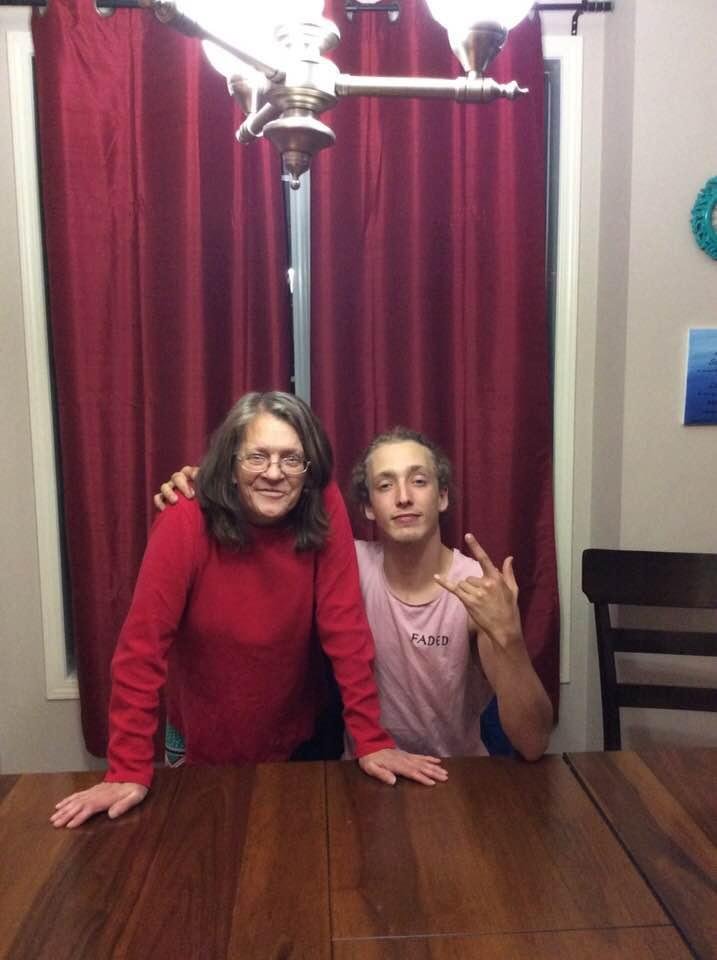 Me and Matthew at his 20th birthday dinner!