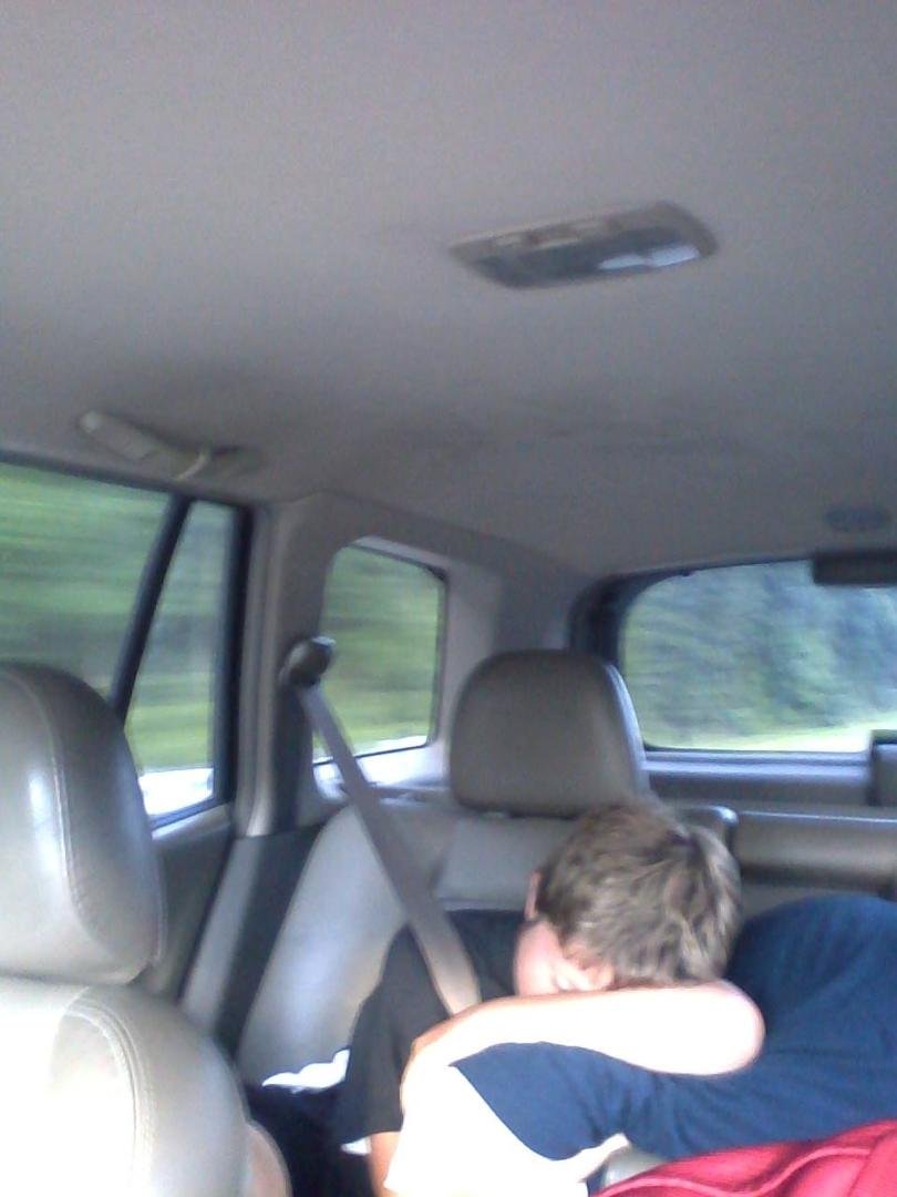 Long day for the boy..