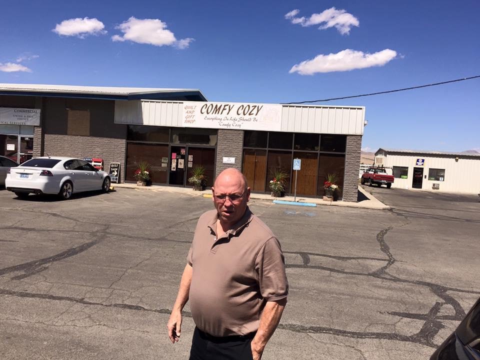 We are at the Comfy Cozy Quilt Store.