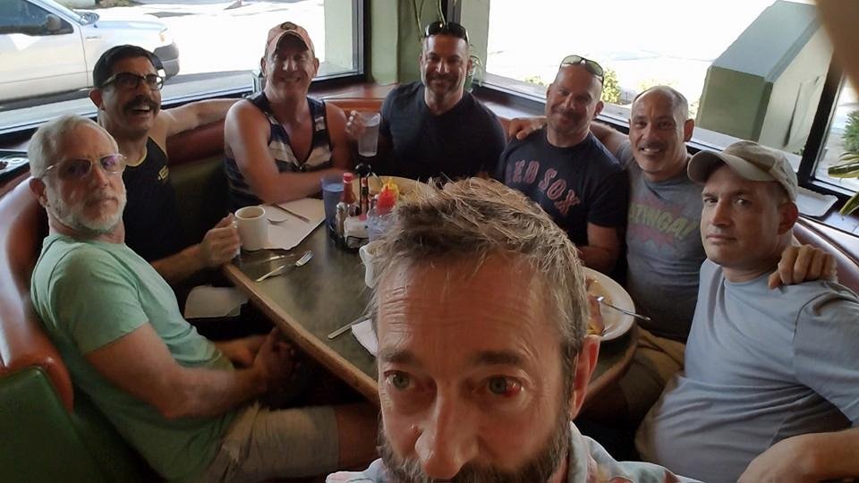 Good times. With Will, Billy, Kevin, Raymond, David, Patrick and Rick.