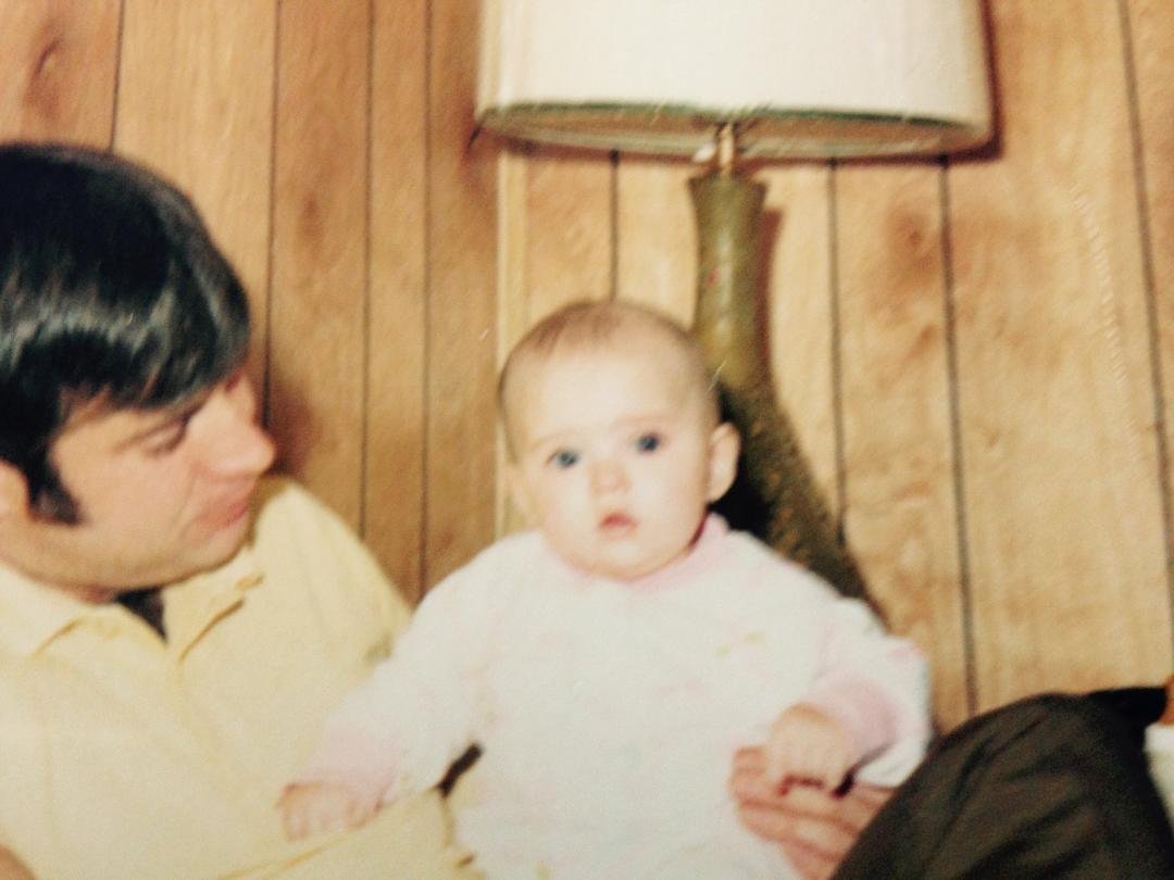 Cute little Amanda with her daddy.