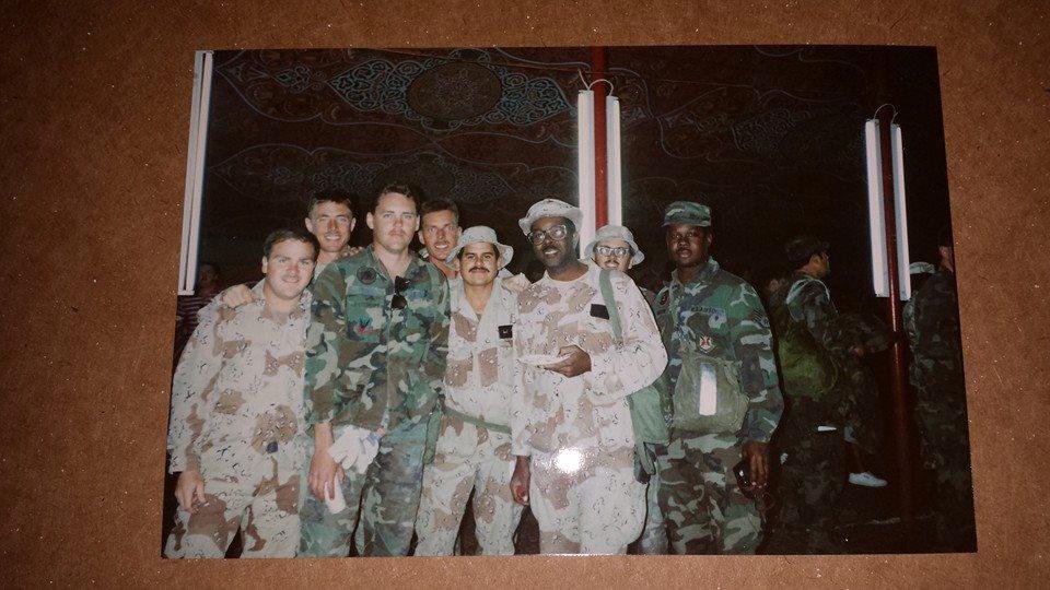 TBT.....most of the members from 831 st CES structures shop 1990-1991. This was before a deployment was called a deployment