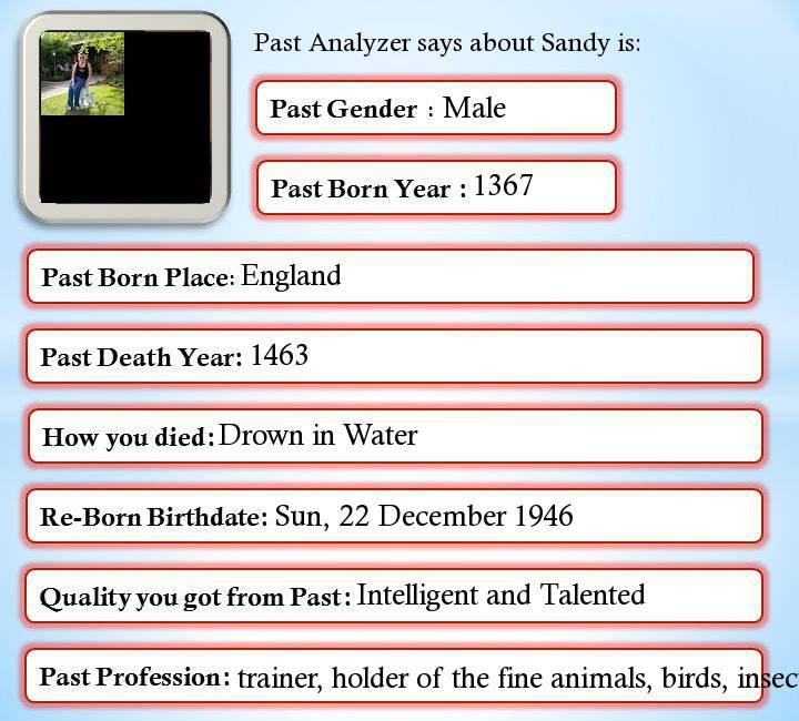 Sandy Hall's album, Past Life Analyzer Photos