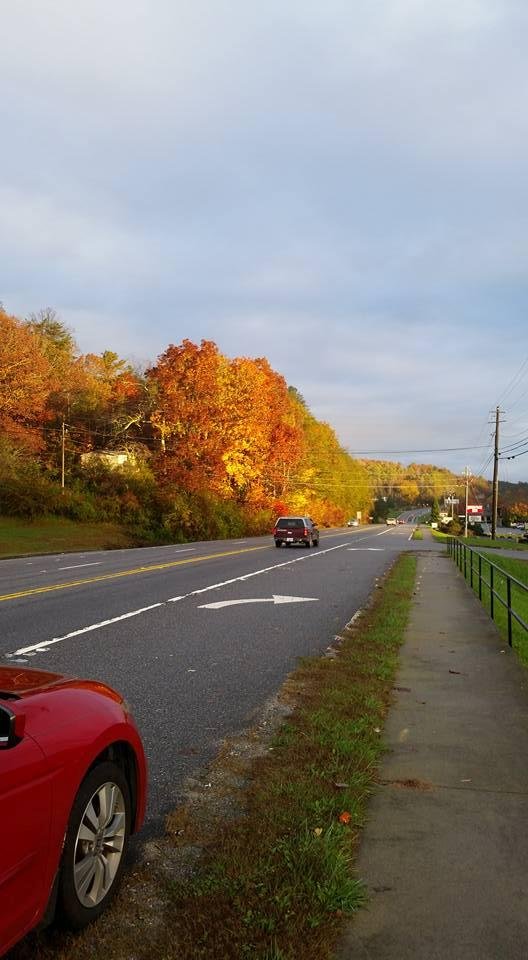 Amazing colors this morning in Dillard Ga.  First song on the radio at sunrise Feeling Stronger Every Day by Chicago. My favorite!  Thanks God for this moment.