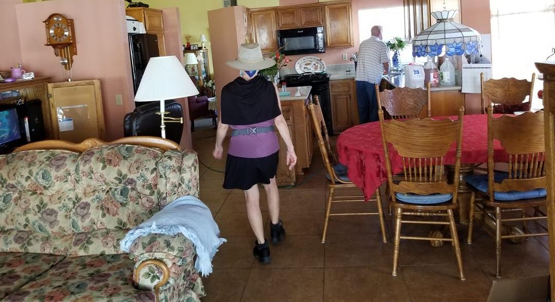 Kitchen and eating area