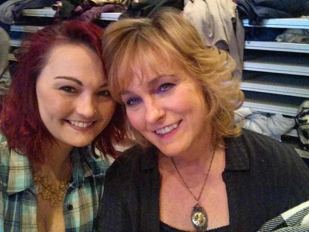 Out with my lovely daughter!