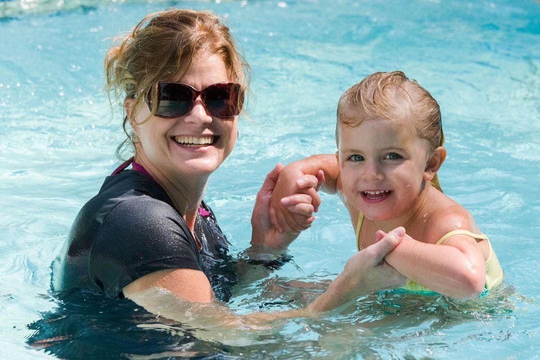 Aunt Michelle Overstreet and Ella on her last day before going home!
