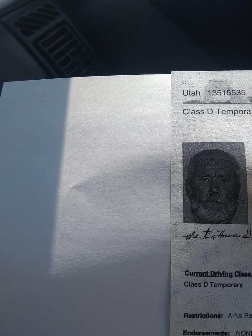 Yeah he got his temp license. After 12 years so flipping happy right now. :)