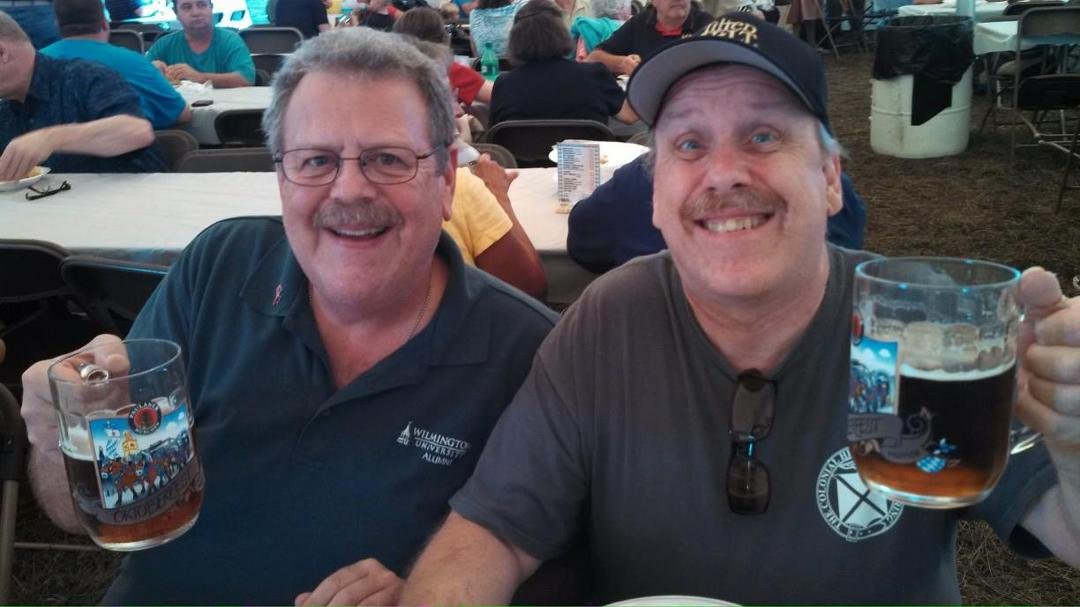 John's first Oktoberfest.