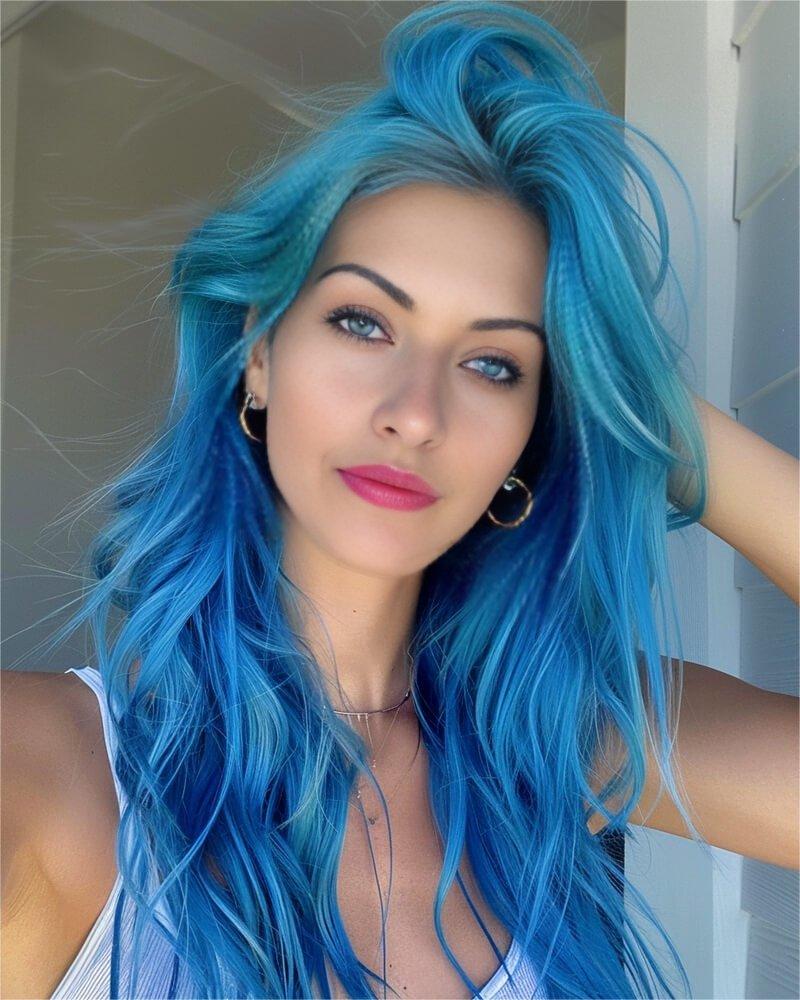 blue