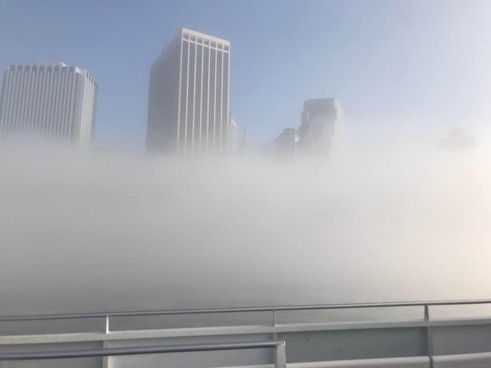 Just a little foggy this morning.