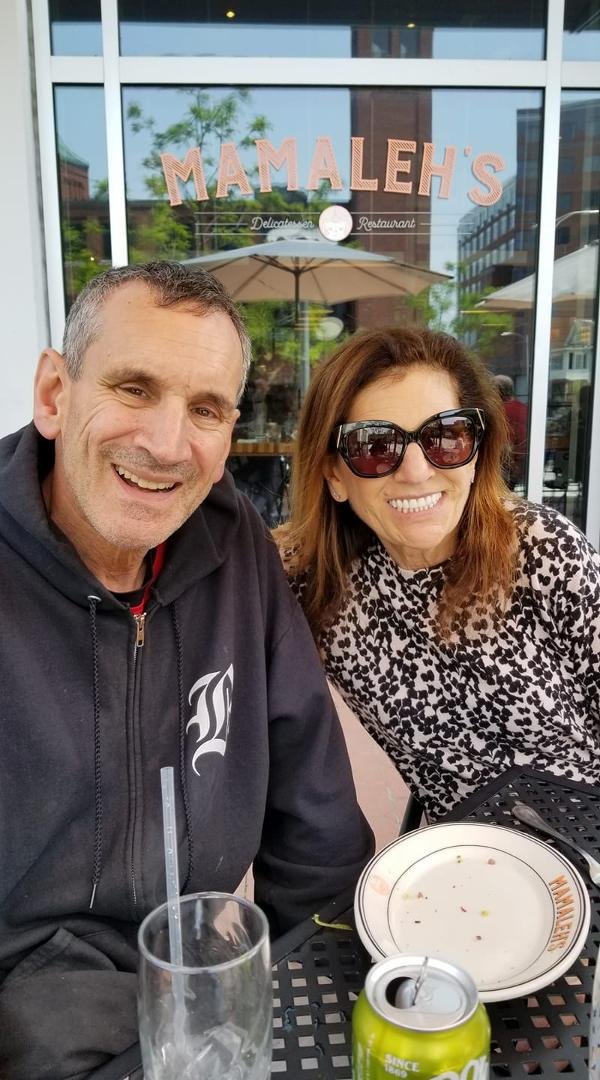 With my 'little' brother, Ed Siegal