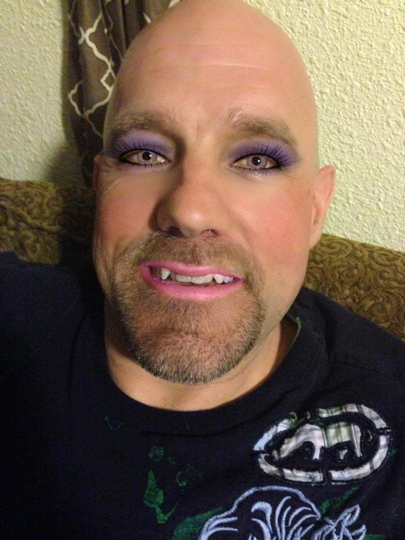 Uh Oh, I think Madi has figured out Photoshop, because I swear I was not wearing make up when she took this!