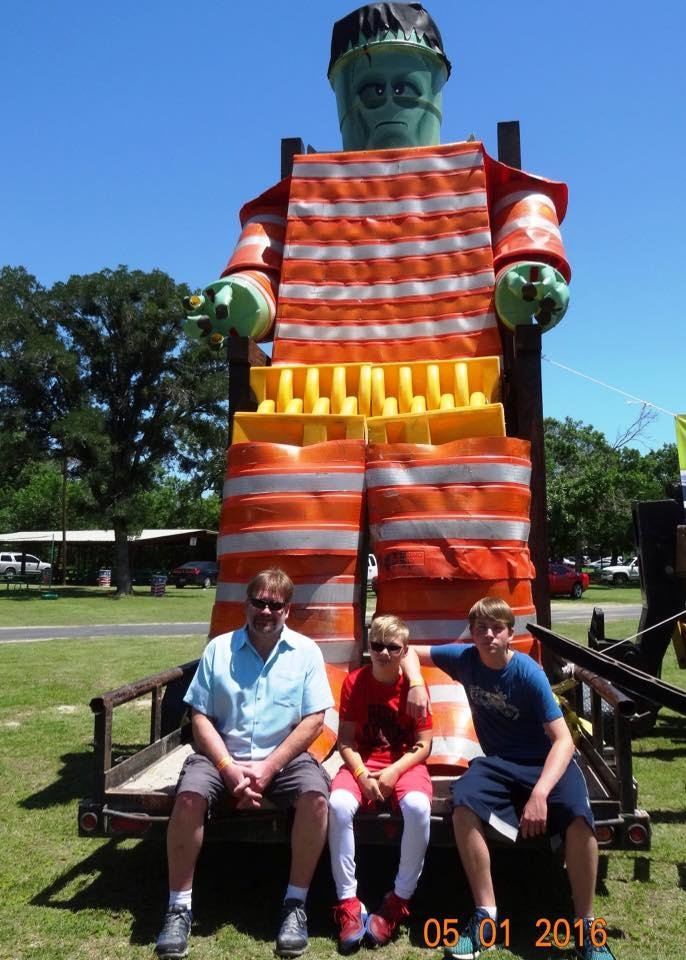Safety Week begins tomorrow, and our project team decided to have a pre-Safety Week Family Picnic today. Good times! Our Barrel Monster this year = Frankenstein, the guys did a great job!