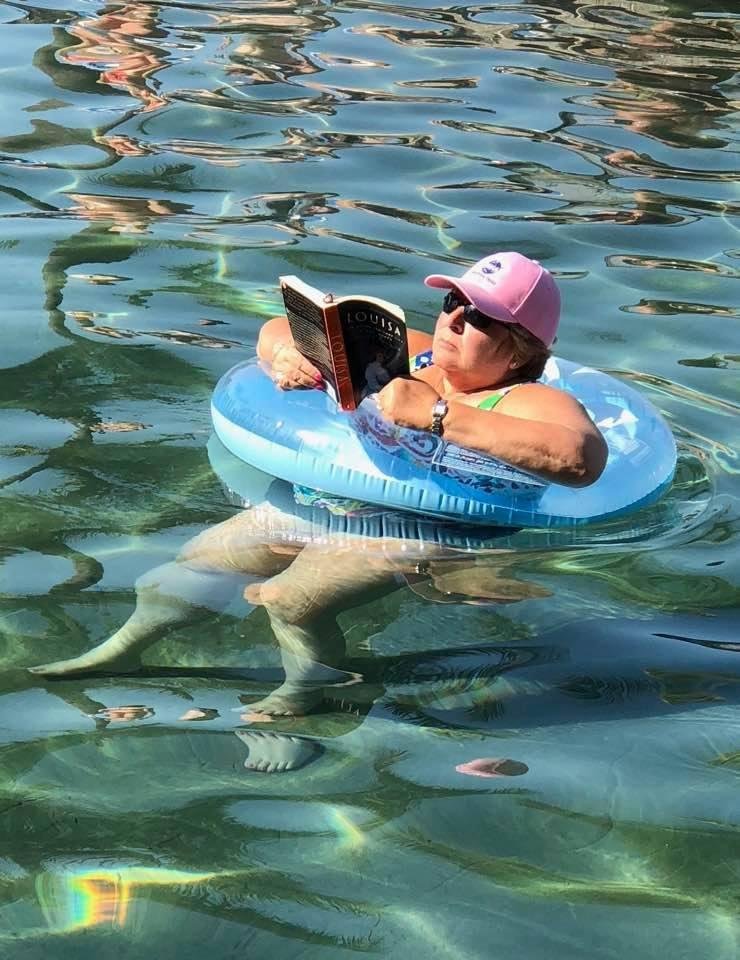 What book is she reading?