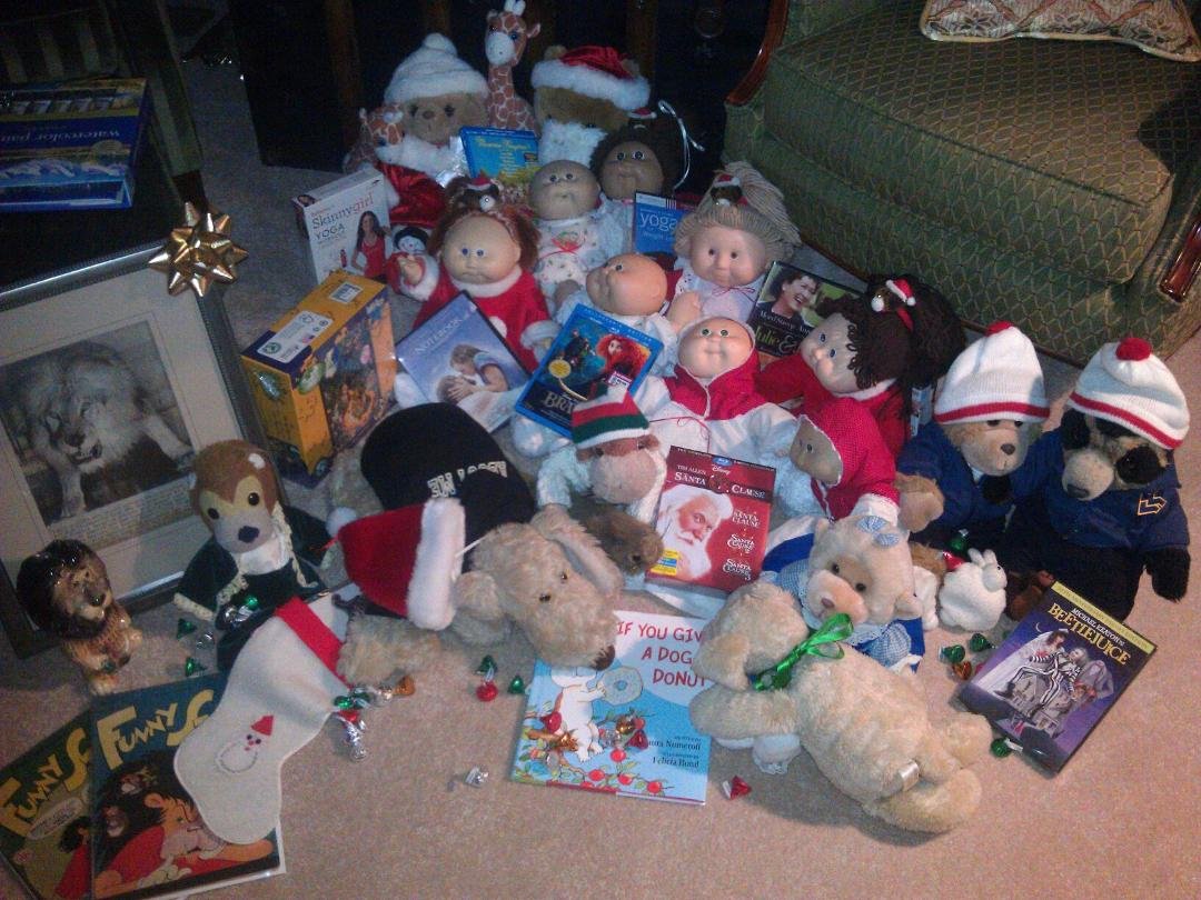 Santa came to see the GOOD Foster children.