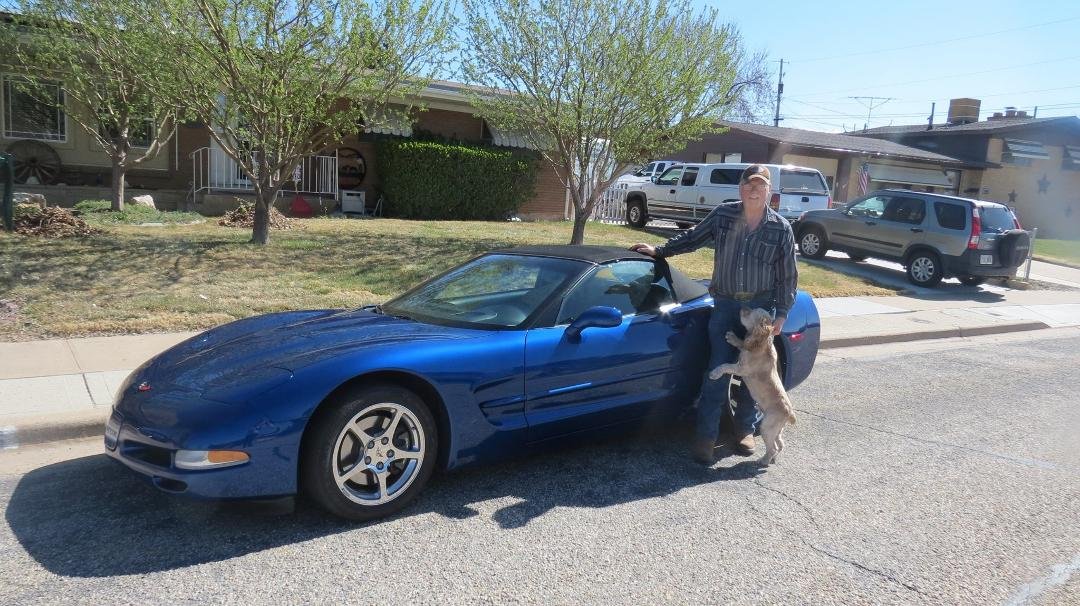 Our other new ride. I think this is actually Earl's new ride. He is so excited.