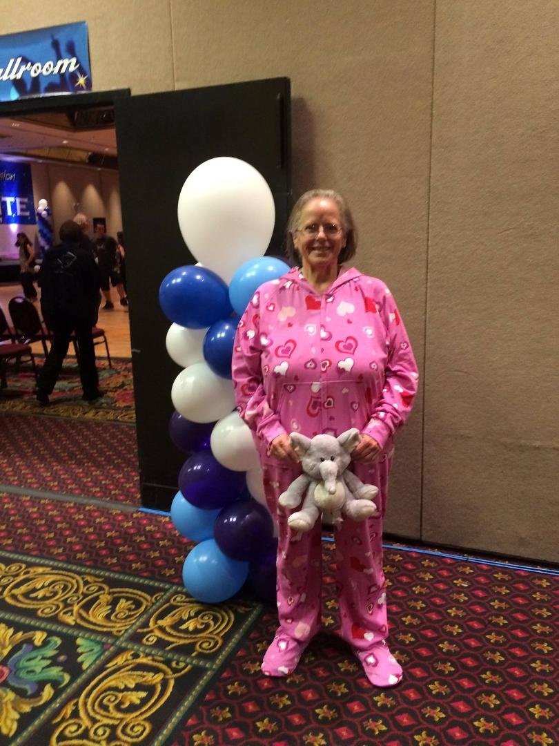 Pajama Night at the 2014 Line Dance Explosion at the Riviera on Saturday, the 22nd of November.  What great fun we had...but the pajamas were too hot to dance in...