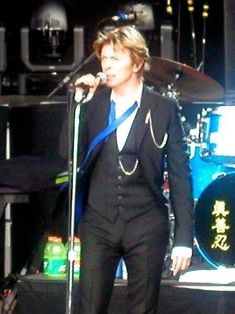 David Bowie during the Heathen Tour in Woodstock ny