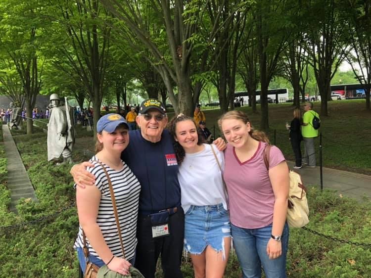 Great day got better when the girls arrived. See.