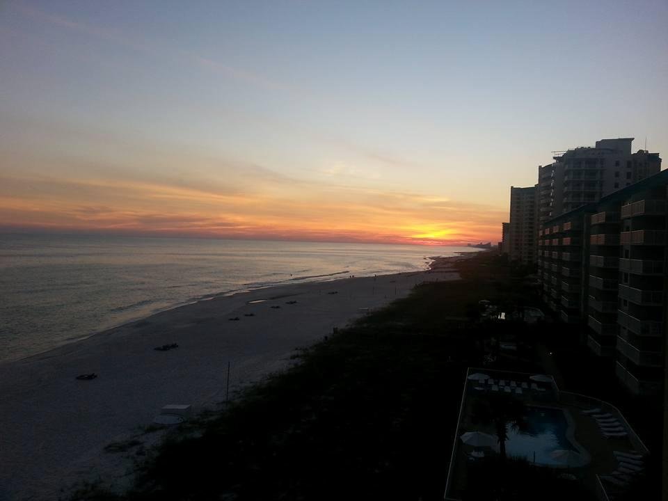 It's a Pensacola sunset with Nancy Sandman.