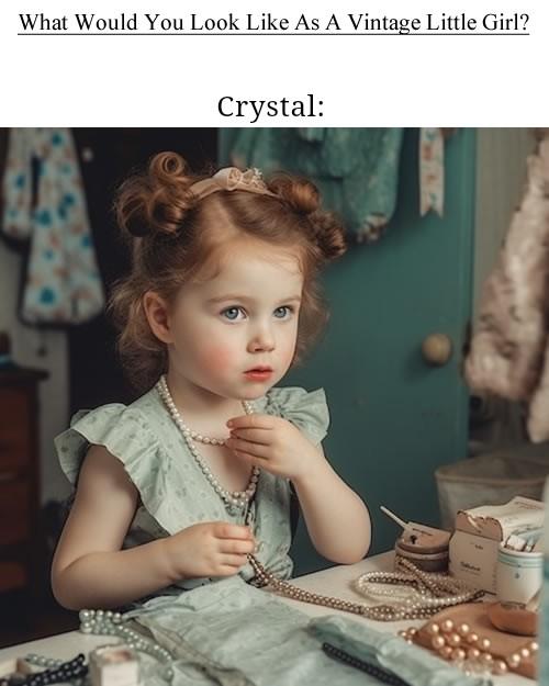 Awh. lol love the pearls.