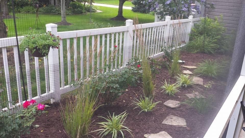 Thanks to my best bud since 1973 my garden looks wonderful. All I need is a piece of sculpture then I know I will be happy a very long time. Thanks Kimmi who does not do FB.