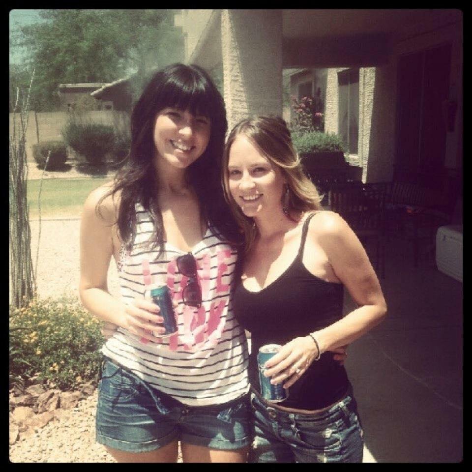 My beauties!!! So grateful today for both of you!!! Mandy Eischen Rosenthal and Amber Moore I love you both!❤️❤️