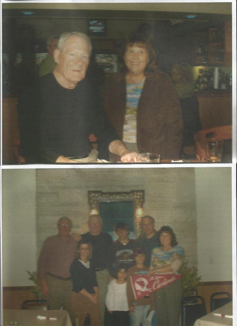 Do any of you 20th century folks remember the man who is next to me in the picture? The second picture gives a clue. This was in 2007 at the Greenville Golf/Country Club. The little girl in the picture was born in 2000!