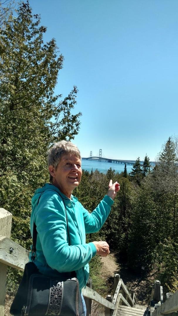 A nice view of the Mackinaw Bridge from the U.P.