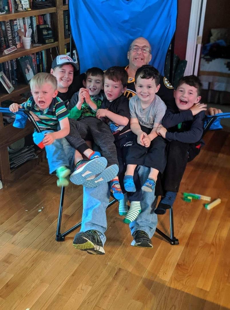 When your asked " can I sit with you Papa" sure no problem