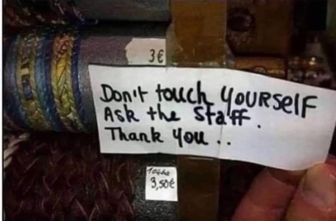 Wow...poor choice of wording...