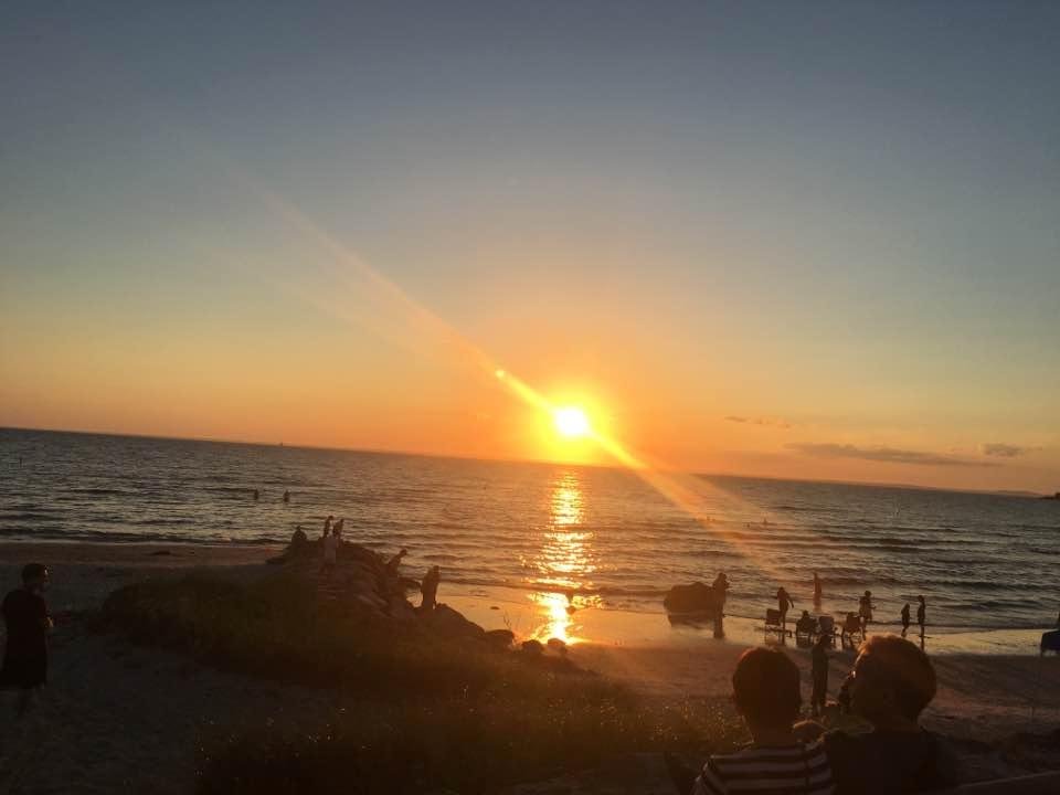 Sunset at Old Silver Beach - Falmouth