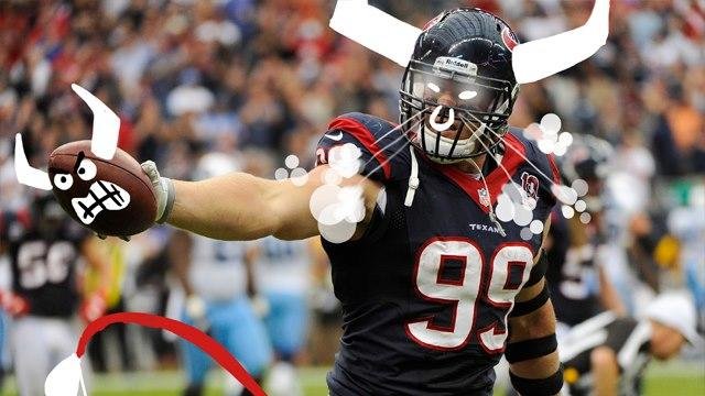 I'm ready for some football GO TEXANS whip some Bengals ASS and our boy WATT is going to have a huge game look out Pats we'll be there next week