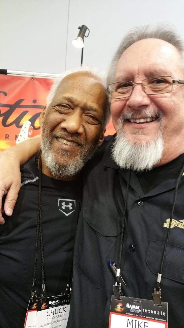 My Dear old friend Chuck Rainey he is back on his feet It made me feel so good to see him. He defiantly has influenced allot of Bass players and has a few credits to his name check out www.chuckrainey.com. I am blessed to h