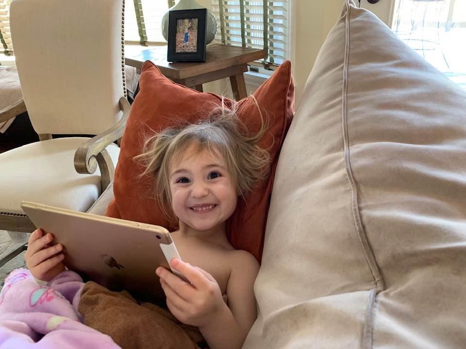 Got to watch this cutie today as she recovers at home from surgery
