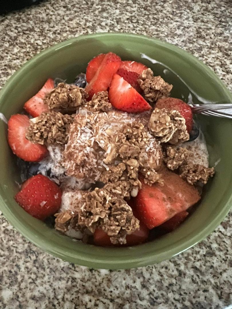 My fast food a breakfast parfait lol