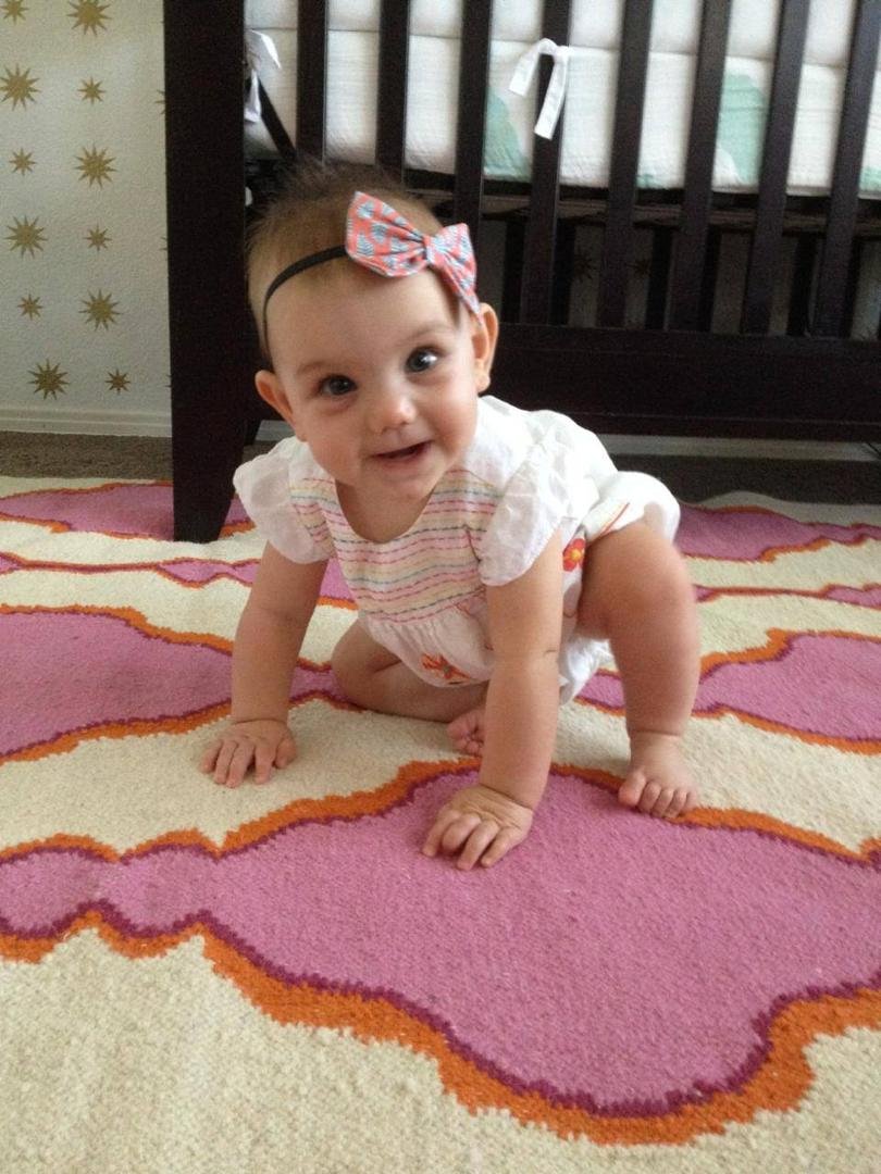 My baby granddaughter Sadie Mae on the 9th. turned 7 mths!